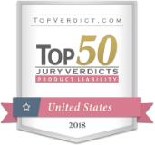 TopVerdict.com Top 50 Jury Verdicts - Product Liability - United States 2018